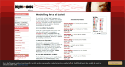 Desktop Screenshot of mymodels.ro
